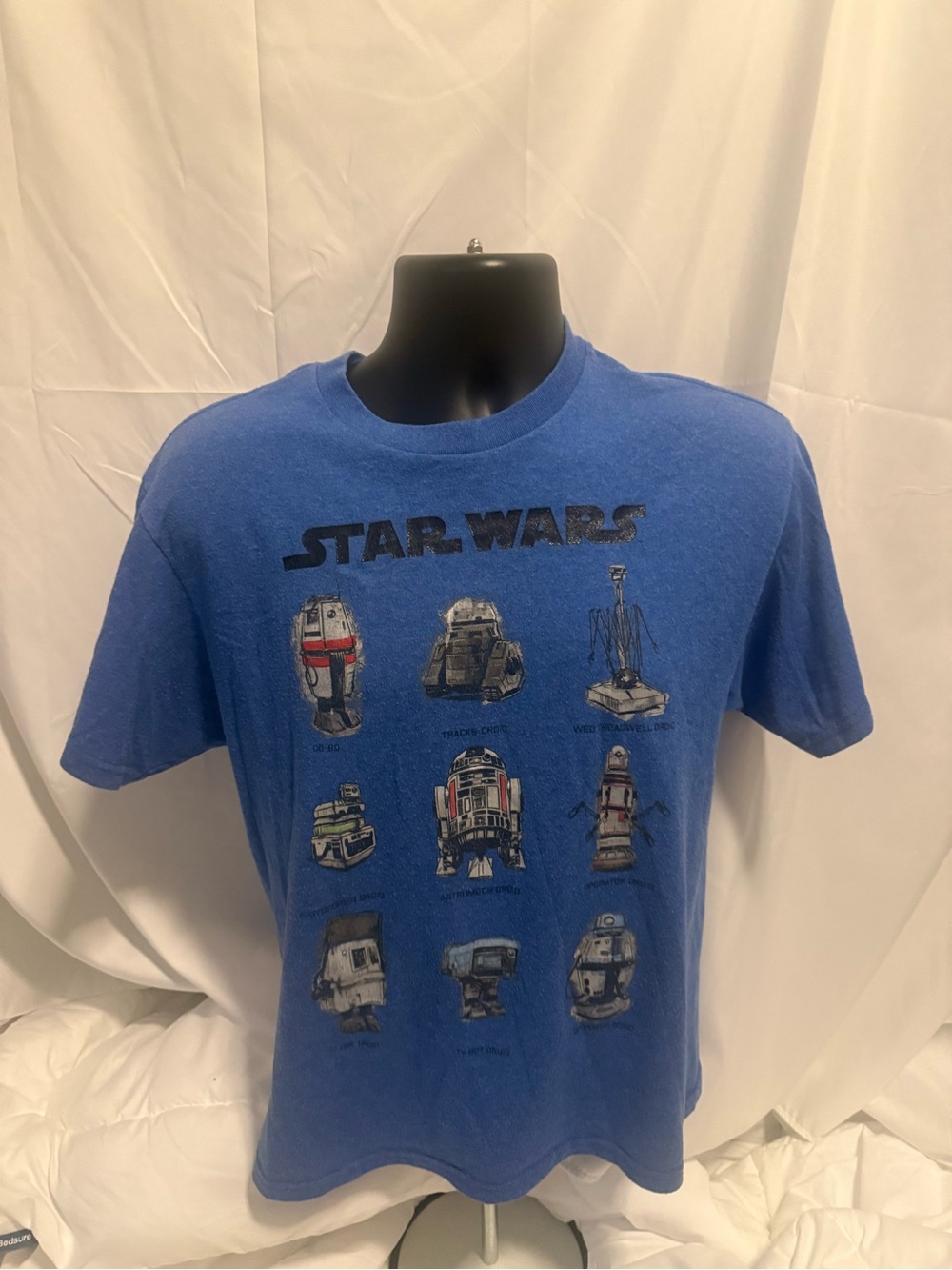Star Wars Boys Royal Blue Droid Panel Graphic Tee